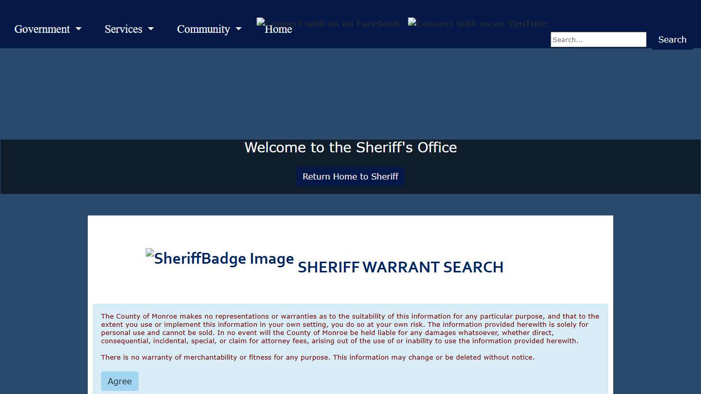 Monroe County Active Bench Warrants